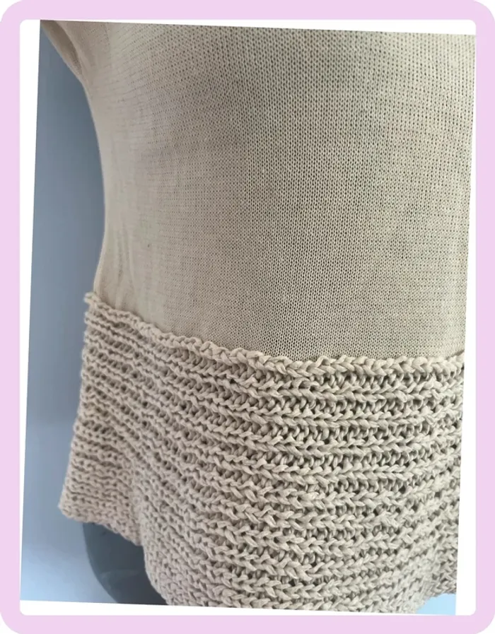 T-shirt court Sarah Pacini sable - Taille unique - Manches courtes - photo numéro 4