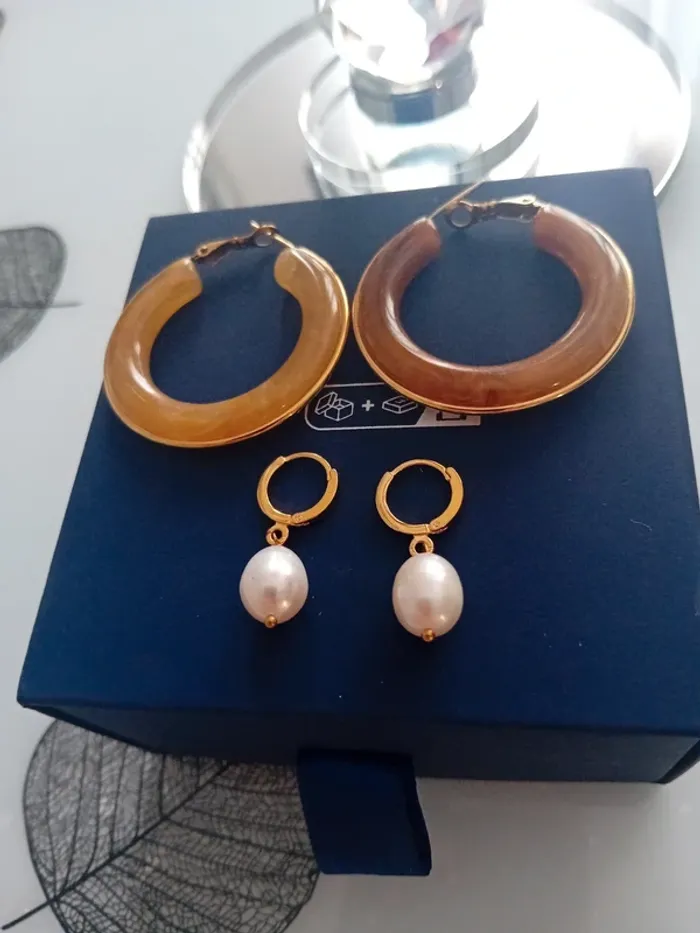 Lot de boucles d oreilles de la marque nilai - photo numéro 3