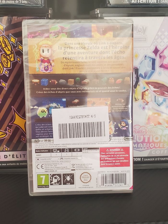 Jeux nintendo switch neuf zelda sous blister - photo numéro 2