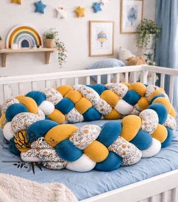 Tresse de lit fine en 4 épis de 4m