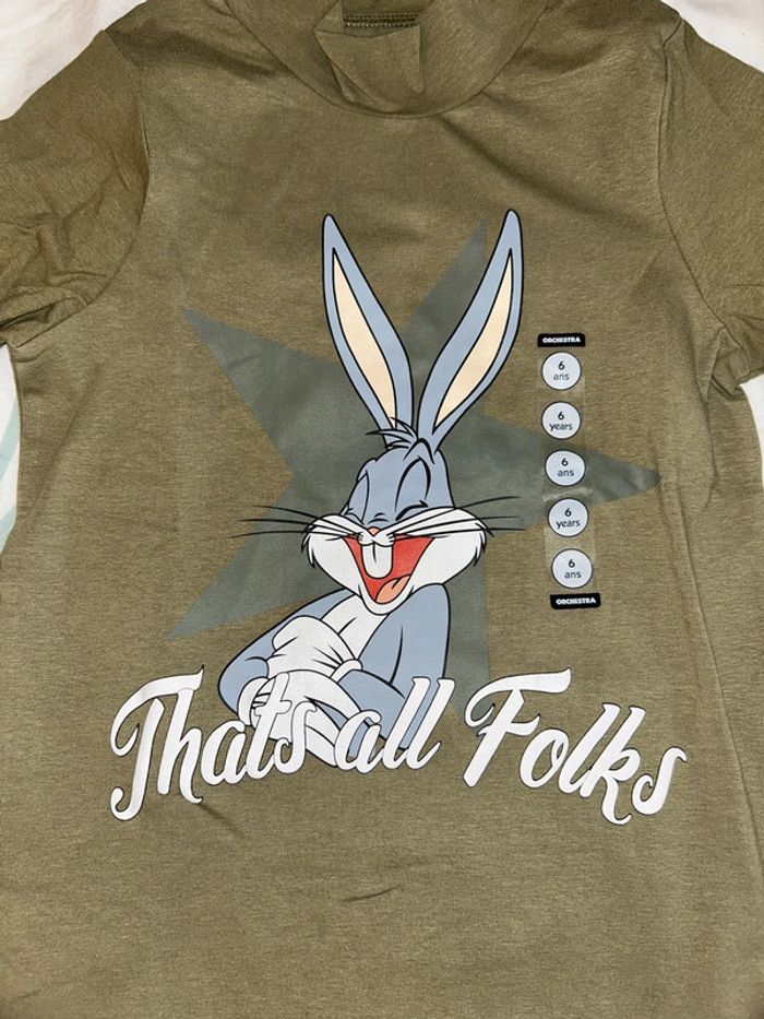 Sous pull bugs Bunny looney tunes orchestra - photo numéro 2