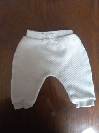Pantalon blanc Obaïbi 3mois
