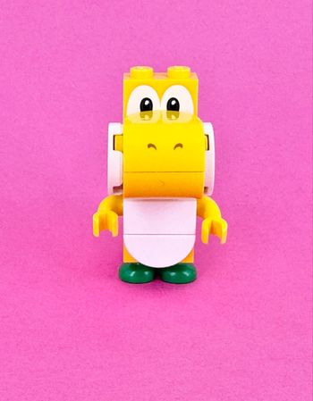 Lego Figurines Super Mario : Yoshi de couleur jaune - NEUF
