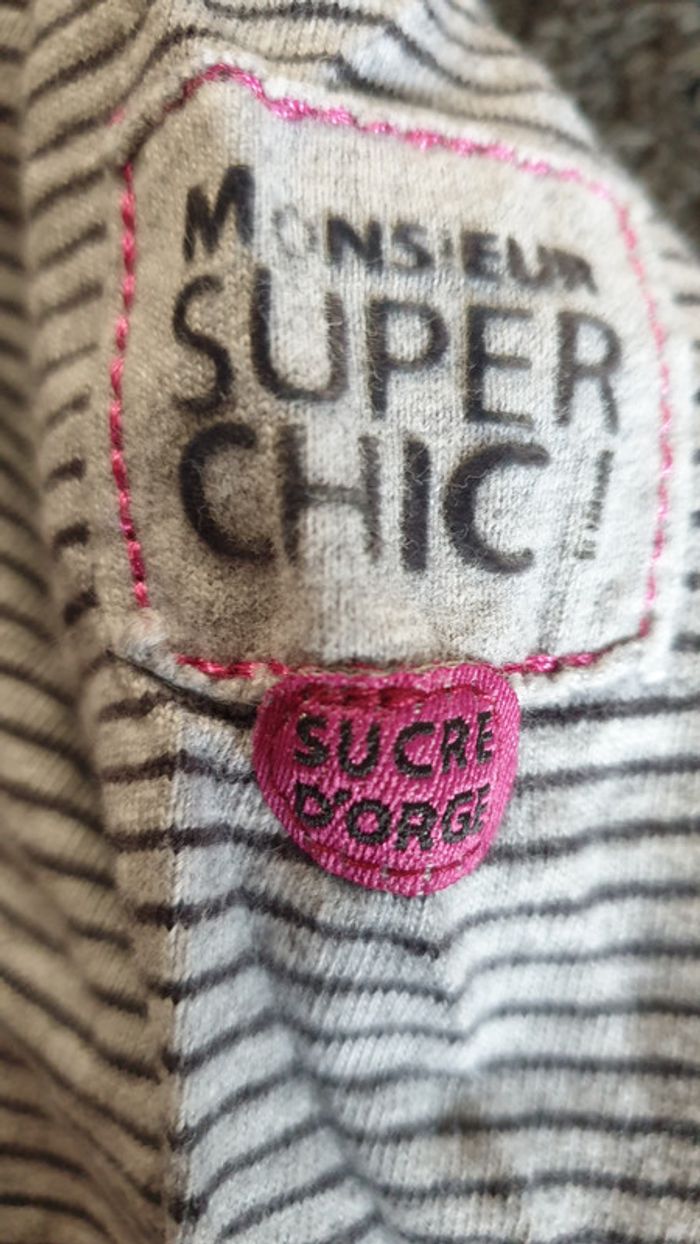 t shirt manches longues sucre d orge 6 mois - photo numéro 2