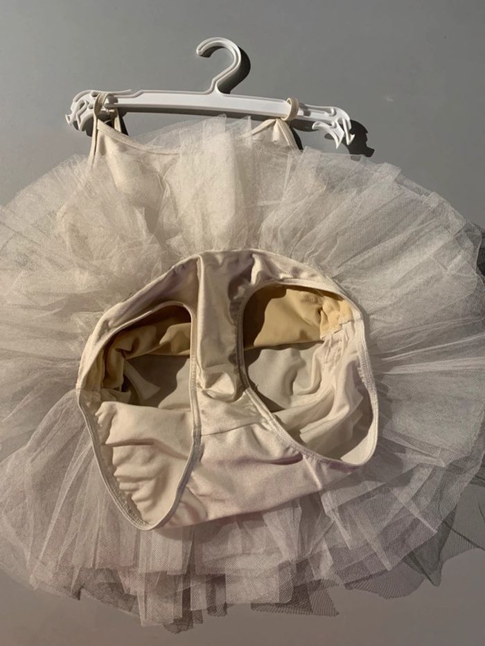 Tutu plateau danse blanc 14 ans + boîte Décathlon - photo numéro 5