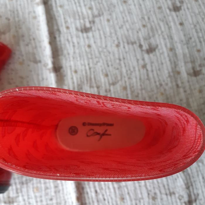 Bottes de pluie Cars Disney Flash Mc Queen taille 25 - photo numéro 5