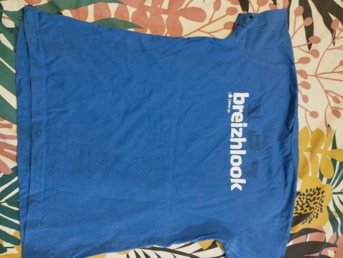 Tee shirt femme taille M bleu - photo numéro 3