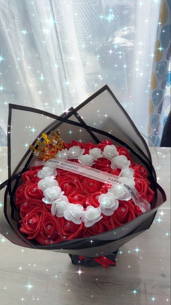 Bouquet de roses éternelles 