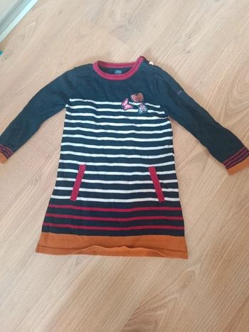 Robe en tricot Terre de marins 3 ans