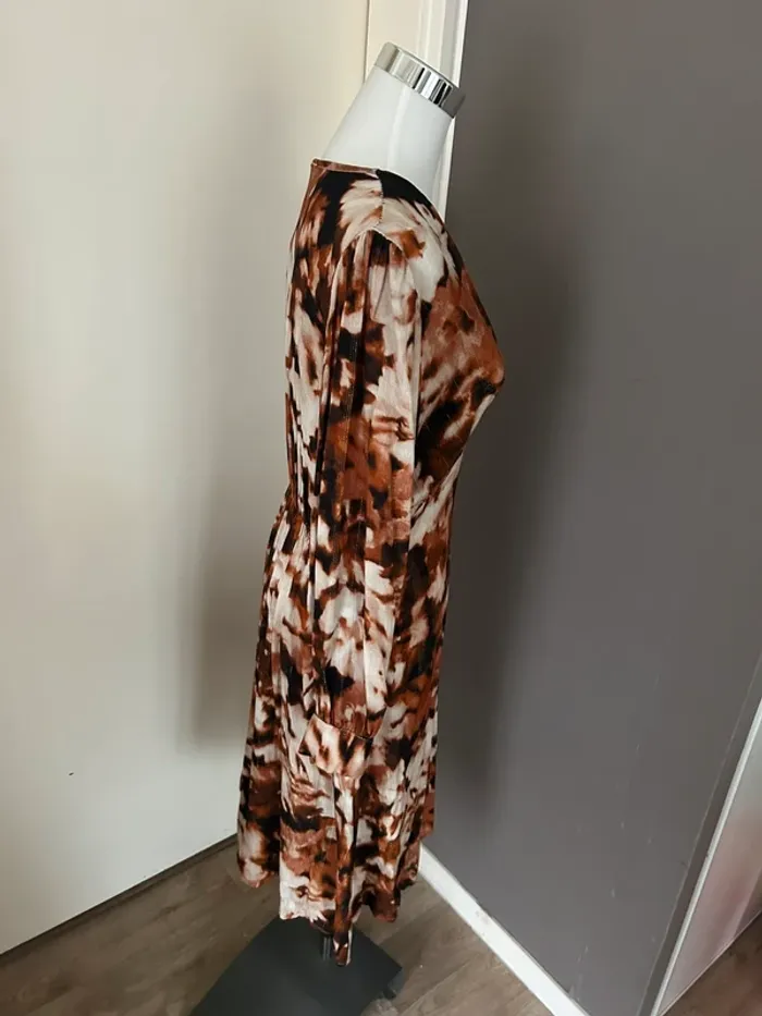 Andromède, robe imprimée, multicolore neuf avec étiquette, taille L/40 - photo numéro 7