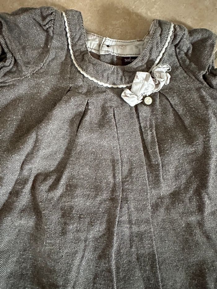 Jolie robe doublée Sergent Major 12 mois - photo numéro 3