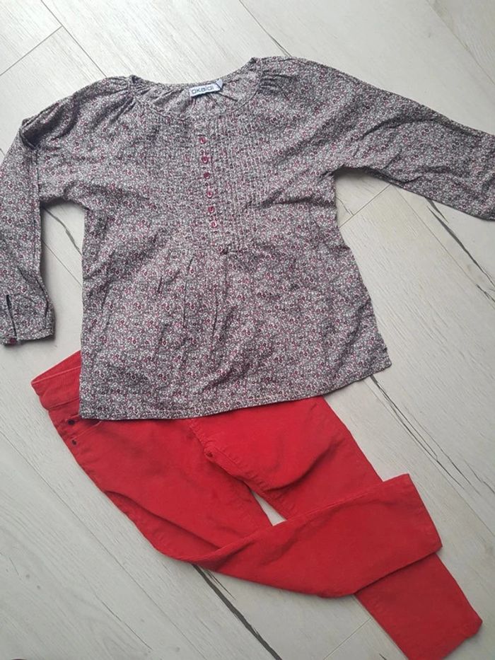 Ensemble hiver mi saison fille 4ans monoprix okaidi