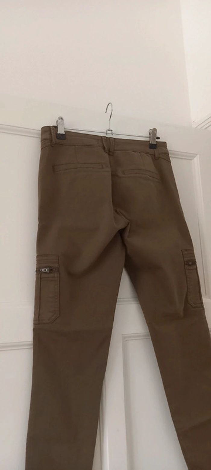 Jeans skinny kaki cache cache 38 - photo numéro 4