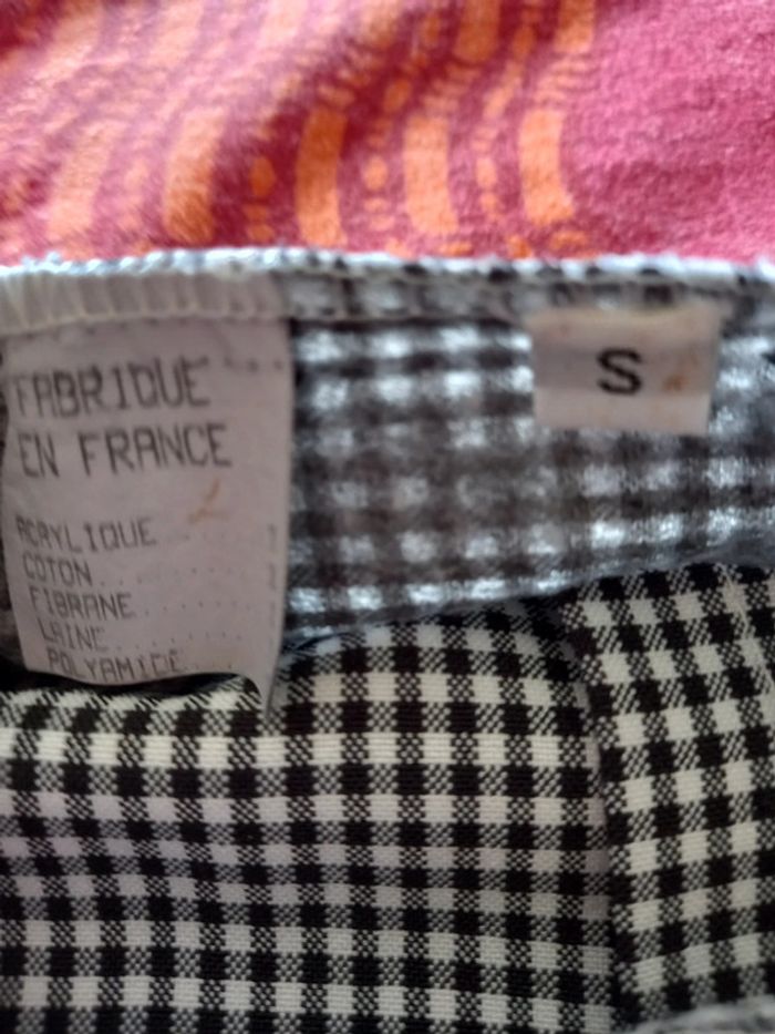 Jolie jupe boutonnée à carreaux taille 36 - photo numéro 4
