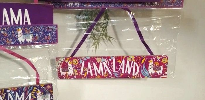 lot de plaques de décoration thème lama humoristique ( vente unité possible voir annonce) - photo numéro 5