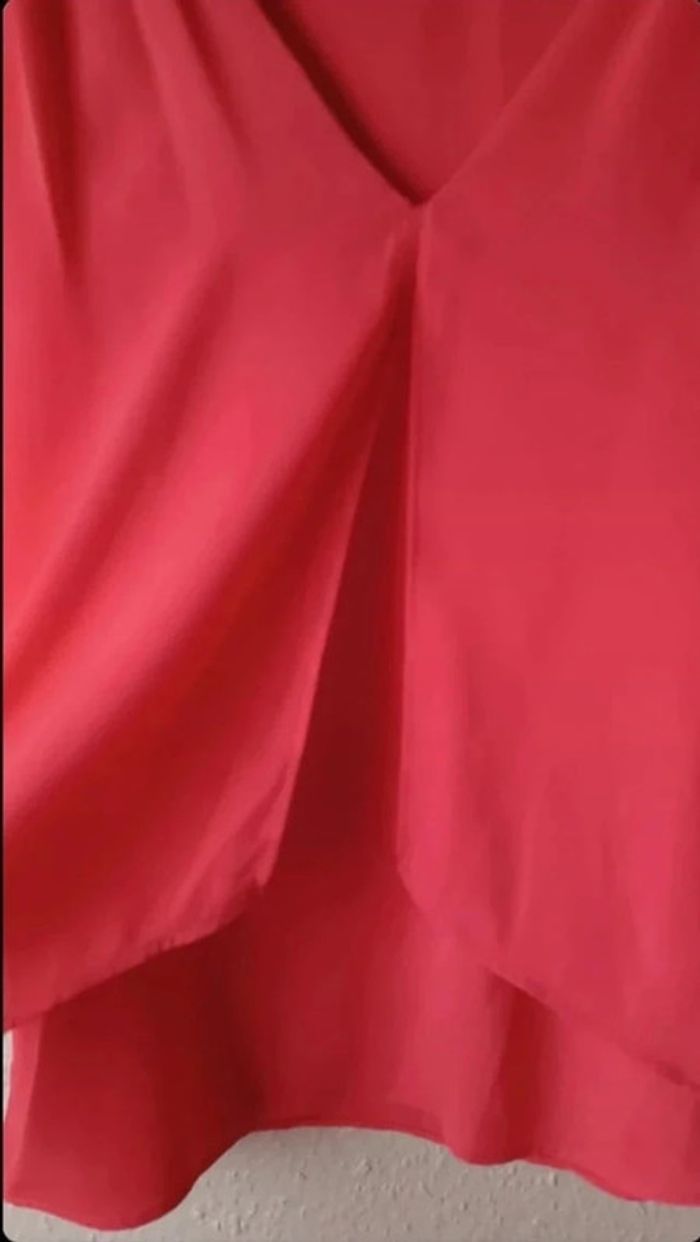 Débardeur rouge mango taille 34 - photo numéro 6