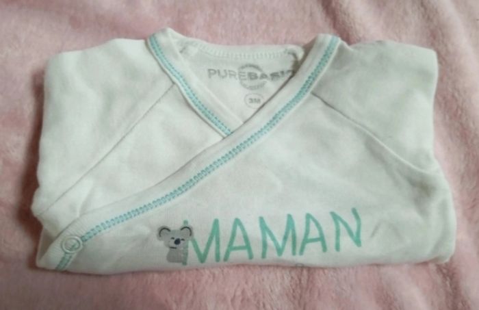 Lot de 5 bodies manches longues 3 mois - photo numéro 6