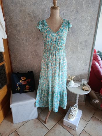 Robe longue à fleurs 