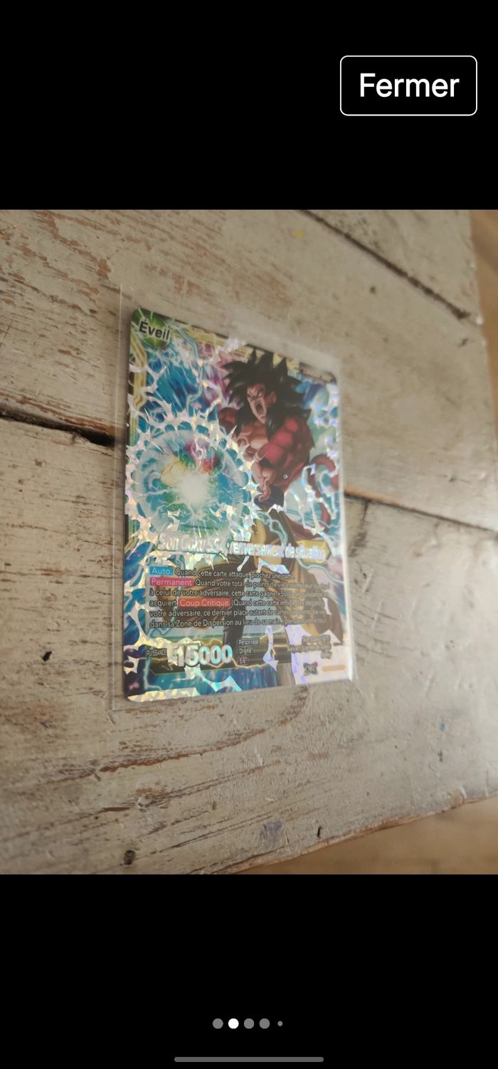 Carte dragon ball card game fr - photo numéro 2
