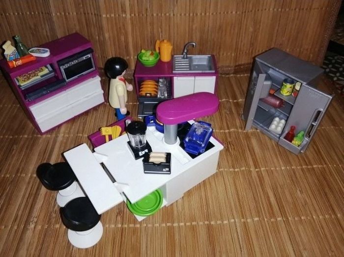 Cuisine moderne avec îlot 5582 - Playmobil