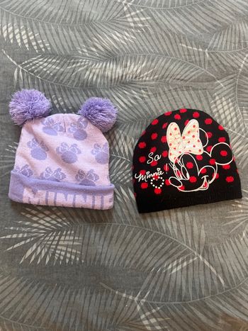 Lots de 2 bonnet fille