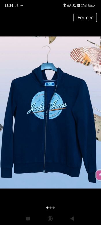 Très belle veste capuche Jacque &Jones
