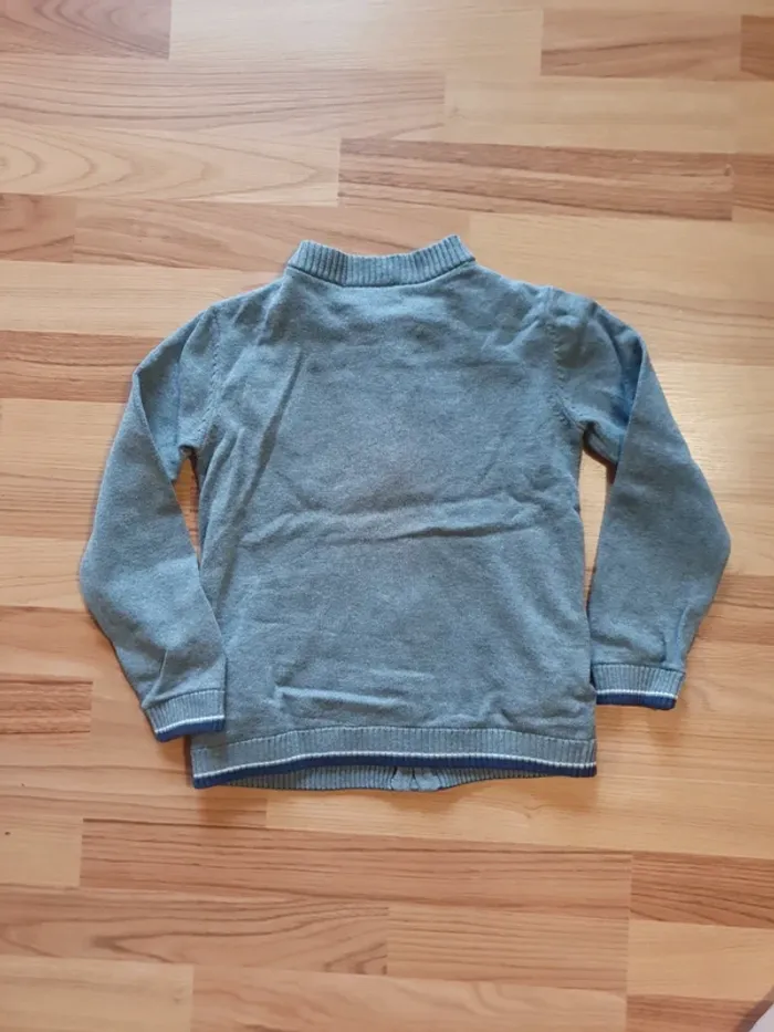 gilet matelassé sergent major 8 ans gris - photo numéro 4