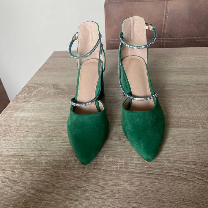 Escarpins en daim / chaussures à talons - photo numéro 4