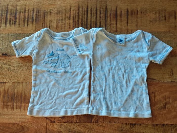 Lot de 2 maillots de corps 12 mois