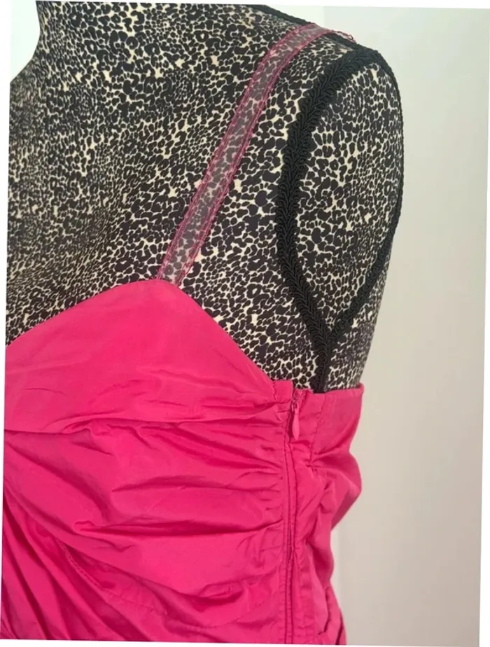 Élégante robe longue Liu Jo – Rose fuchsia – Taille 36 - photo numéro 7