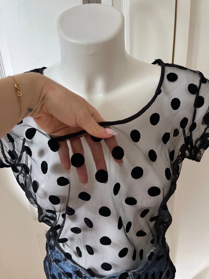 Top à pois - photo numéro 6