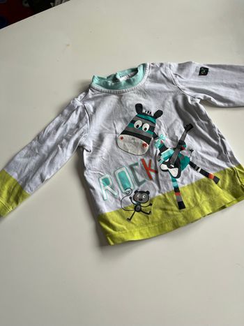 Pull zèbre bébé garçon