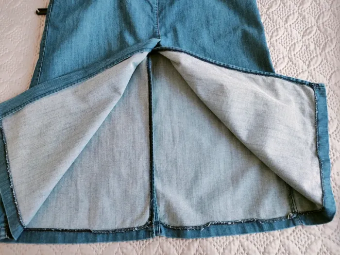 Jupe longue en jeans Taille 42 - photo numéro 3