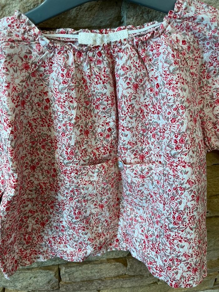 Blouse légère 3 mois parfait état - photo numéro 2