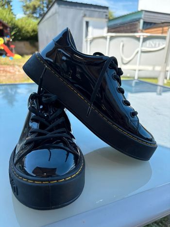 Baskets vernies noires D Franklin  - Taille 36 - Très bon état