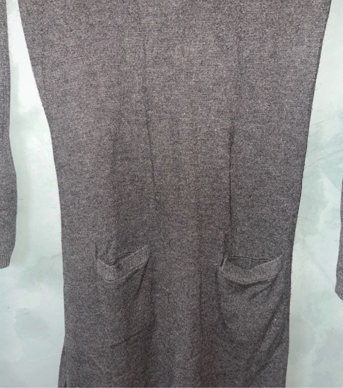 Robe pull gris hiver taille S Etam - photo numéro 3