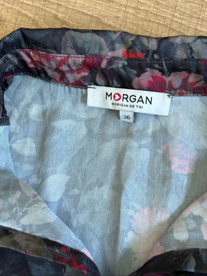 Robe fleurie à manches longues Morgan taille 36 jamais portée - photo numéro 9