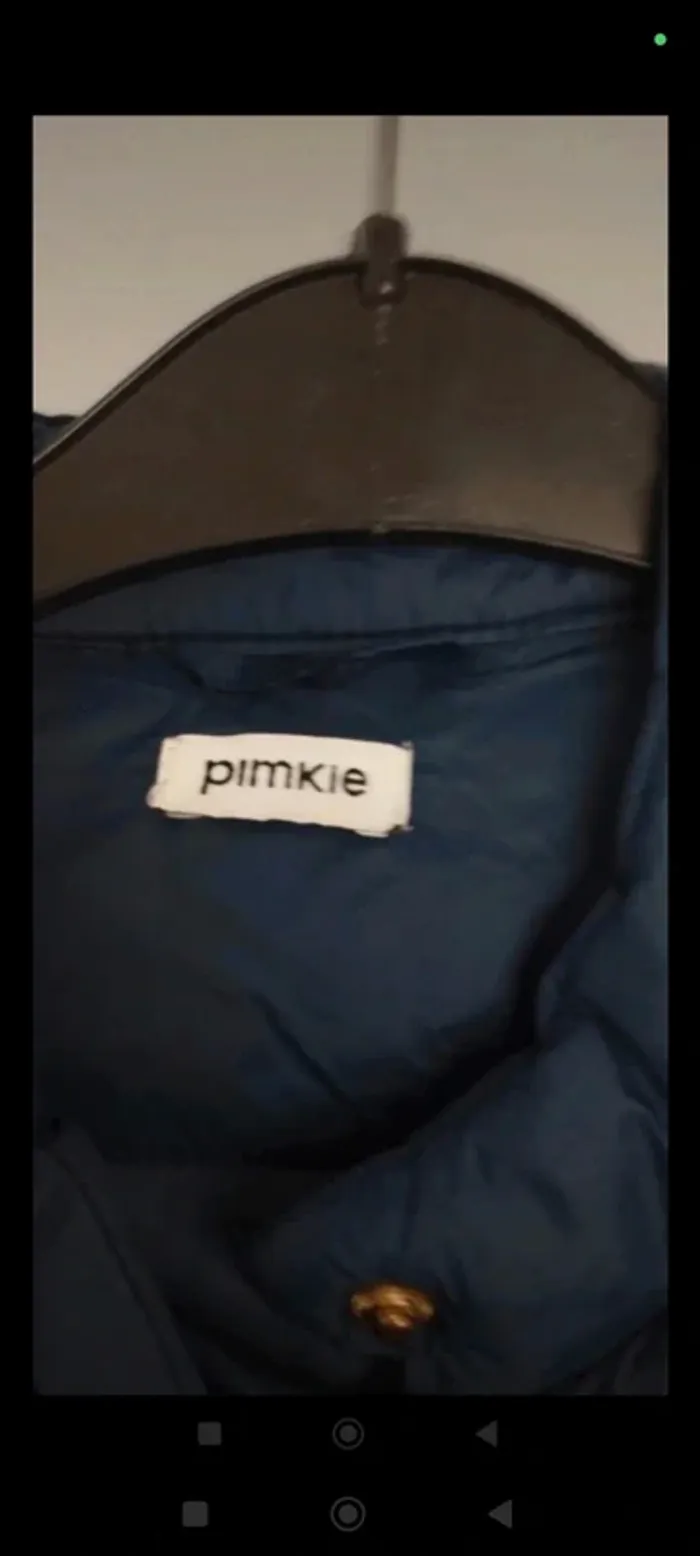 Doudoune bleue Pimkie S - photo numéro 4