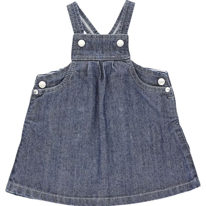 Robe salopette 3 mois en jean Petit Bateau