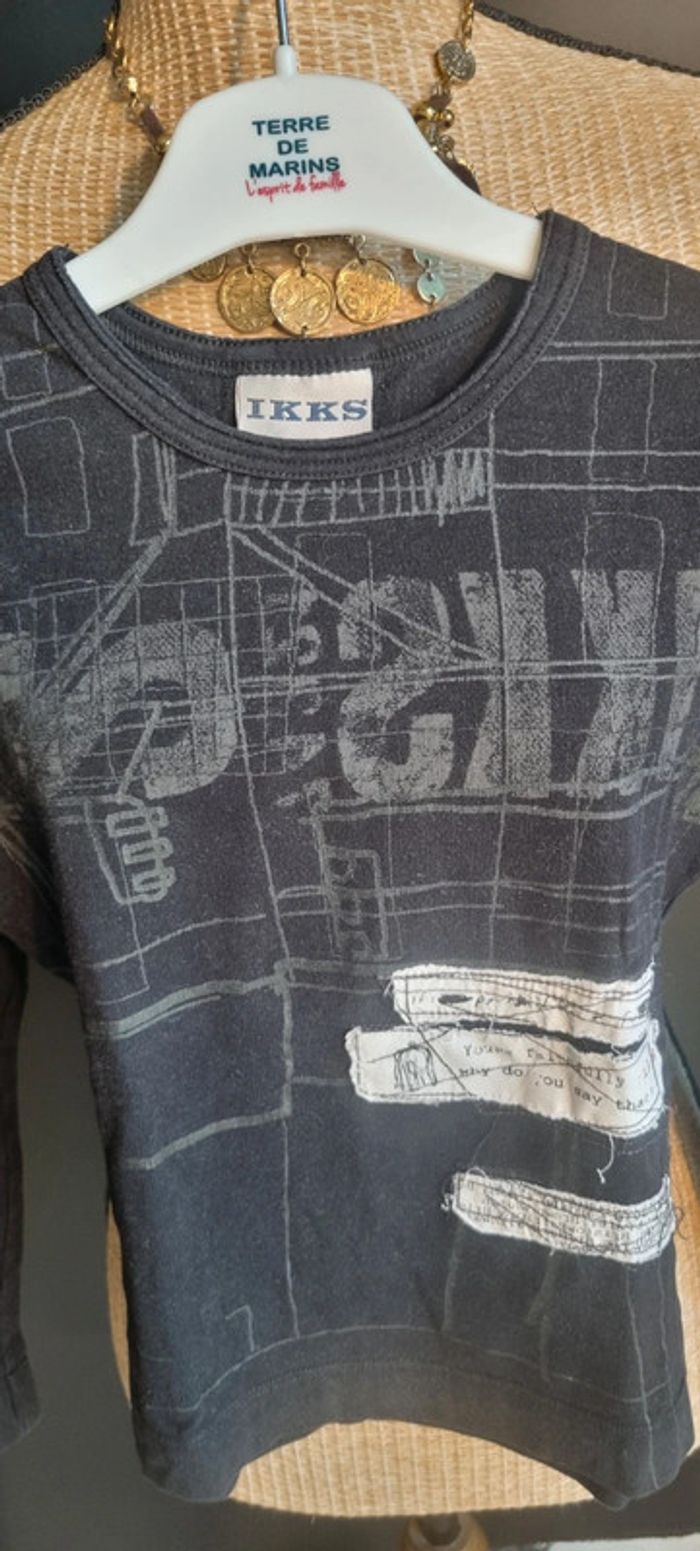 T shirt manche longue IKKS 8 ans - photo numéro 2
