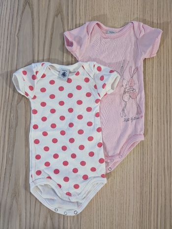 Lot 2 bodies petit bateau