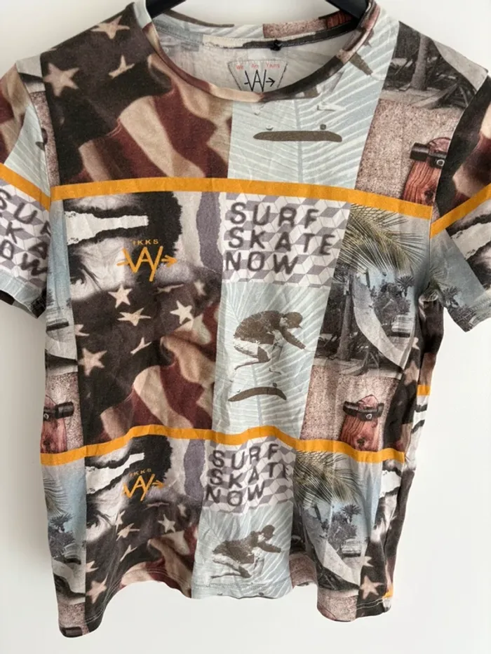 Tee shirt ikks 12 ans garçon - photo numéro 2