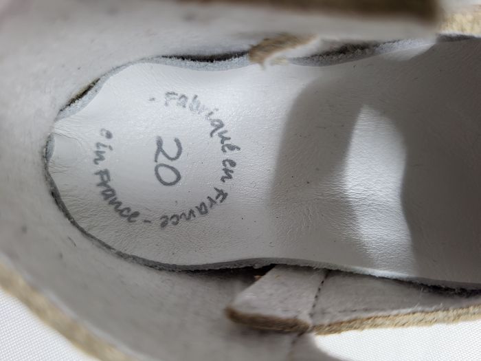 Chaussures salomé bébé en cuir léopard Point 20 Made in France 🇨🇵 - photo numéro 4