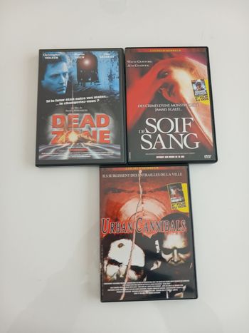 Lot 3 DVD Horreur / Fantastique (6 Films)