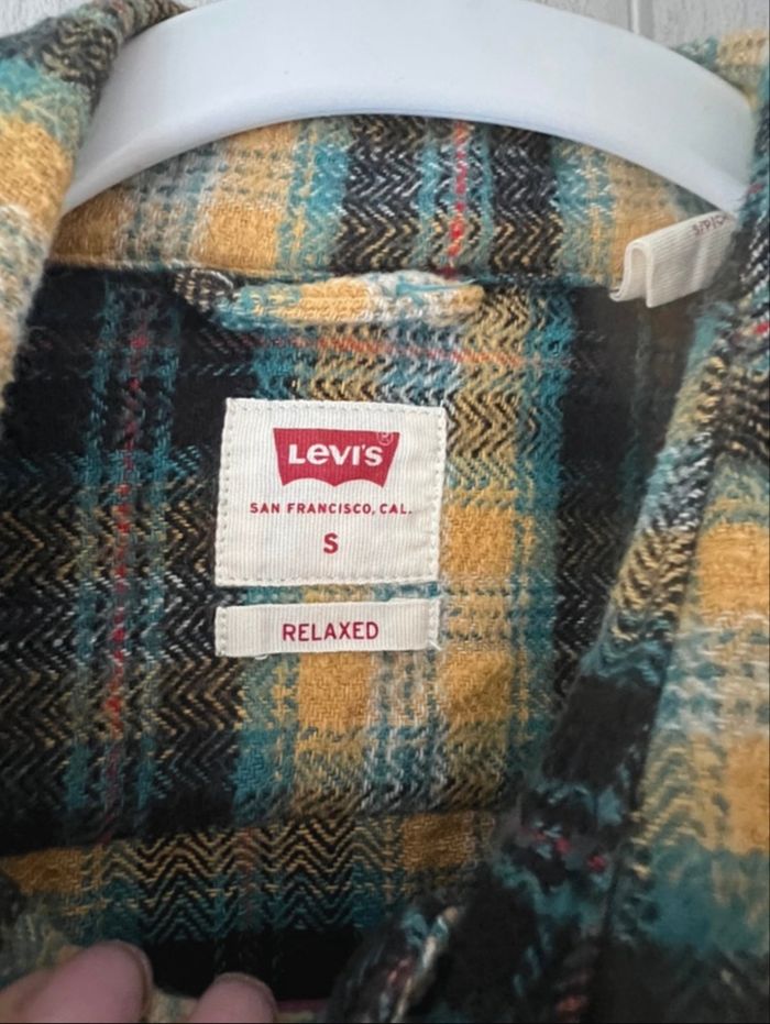 Chemise à carreaux jaune, Relaxed, Levi’s - photo numéro 3