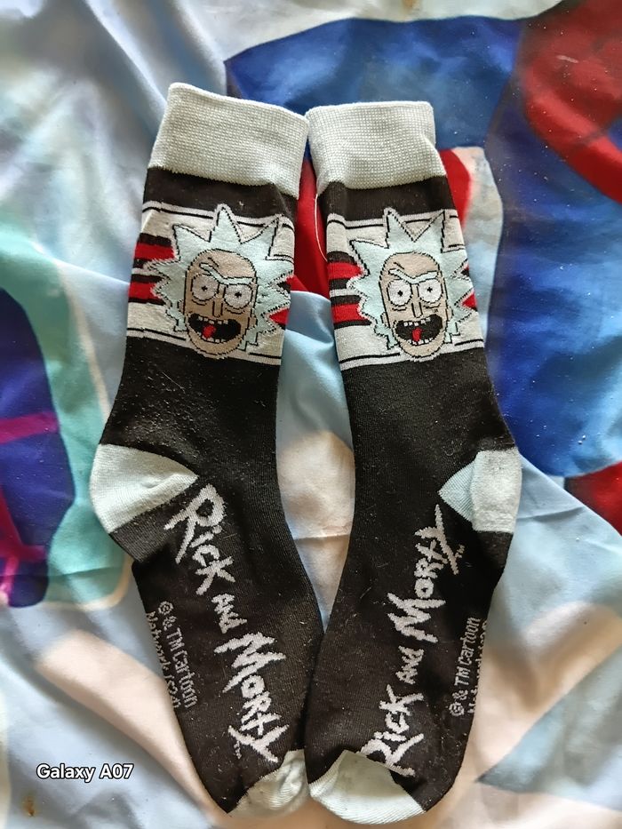 Chaussettes rick Sanchez de rick and morty