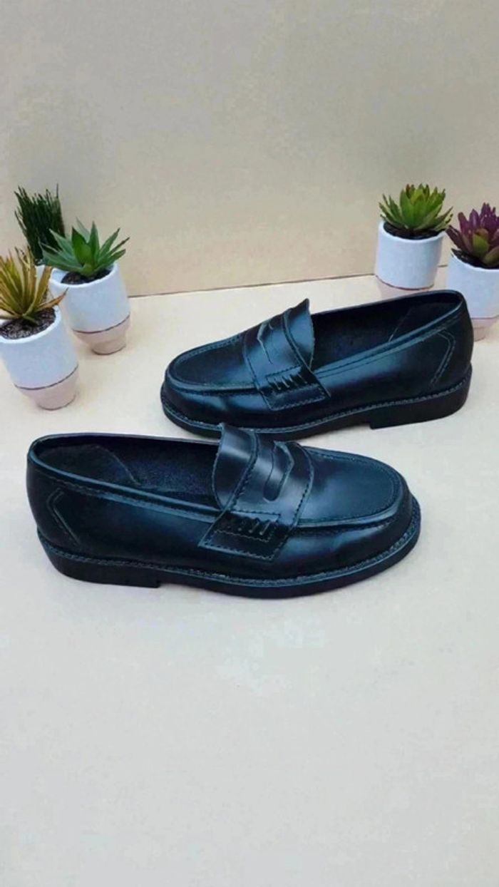 Chaussures noir 🌹 28 🌹 fabrication française - photo numéro 2