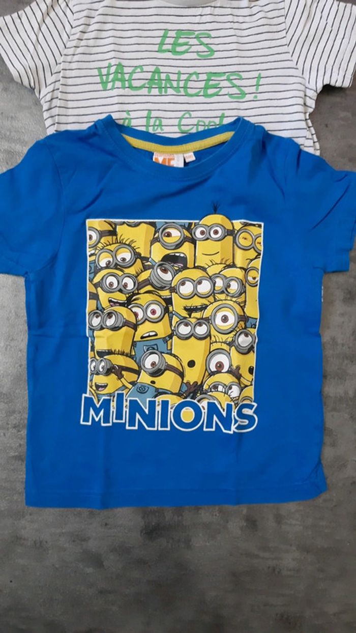 2 t-shirts manches courtes garçon - photo numéro 2