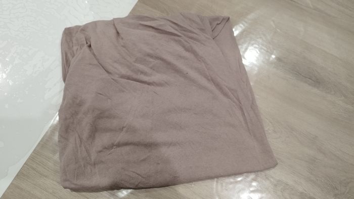 Drap housse marron