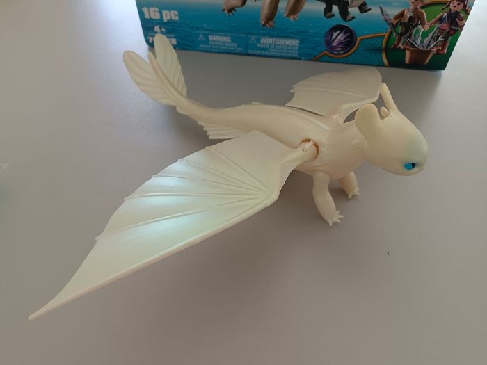 Playmobil Dragons 3 - Furie éclair et son bébé dragon et 2 enfants Vikings - photo numéro 2